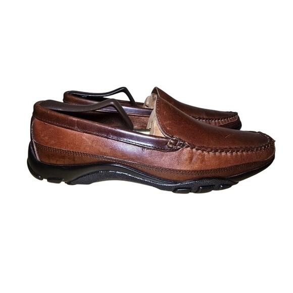 Allen Edmonds 71804 Boulder Brown Leather Driving Loafers Moccasin Mens Size 8.5 - Picture 5 of 7
